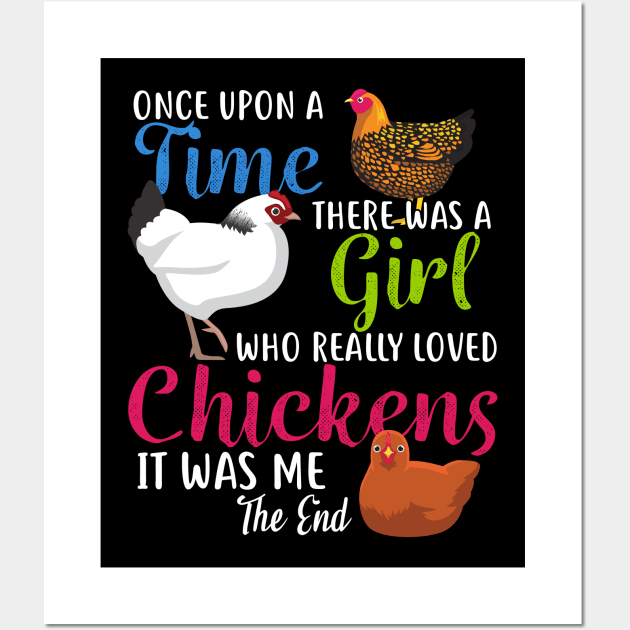 Once Upon A Time Chickens Wall Art by Psitta